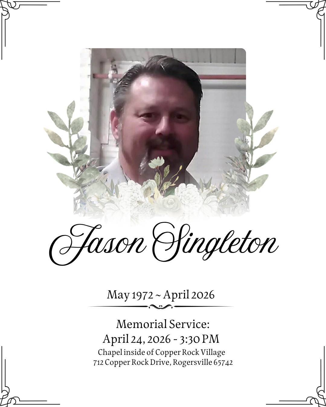 Jason Singleton Missouri Obituary